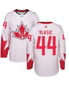 Team CA. #44 Marc-Edouard Vlasic White 2016 World Cup Stitched NHL Jersey
