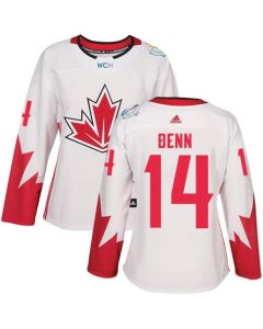 Team Canada #14 Jamie Benn White 2016 World Cup Women's Stitched NHL Jersey