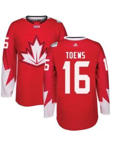 Team Canada #16 Jonathan Toews Red 2016 World Cup Stitched Youth NHL Jersey