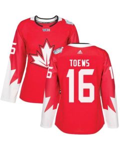 Team Canada #16 Jonathan Toews Red 2016 World Cup Women's Stitched NHL Jersey