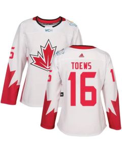 Team Canada #16 Jonathan Toews White 2016 World Cup Women's Stitched NHL Jersey