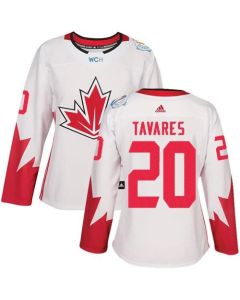 Team Canada #20 John Tavares White 2016 World Cup Women's Stitched NHL Jersey