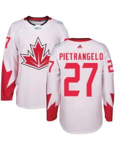 Team Canada #27 Alex Pietrangelo White 2016 World Cup Stitched Youth NHL Jersey