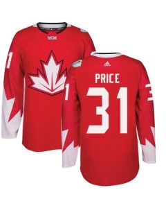 Team Canada #31 Carey Price Red 2016 World Cup Stitched Youth NHL Jersey