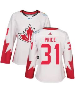 Team Canada #31 Carey Price White 2016 World Cup Women's Stitched NHL Jersey