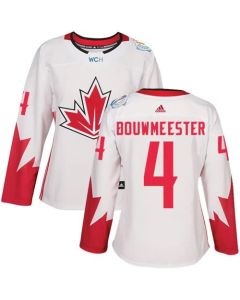 Team Canada #4 Jay Bouwmeester White 2016 World Cup Women's Stitched NHL Jersey