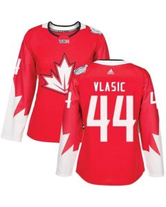 Team Canada #44 Marc-Edouard Vlasic Red 2016 World Cup Women's Stitched NHL Jersey