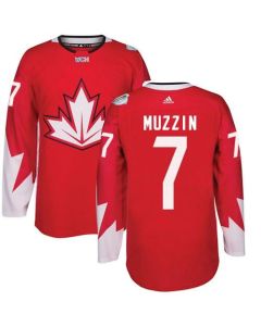 Team Canada #7 Jake Muzzin Red 2016 World Cup Stitched Youth NHL Jersey