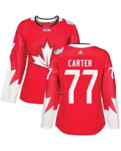 Team Canada #77 Jeff Carter Red 2016 World Cup Women's Stitched NHL Jersey