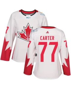 Team Canada #77 Jeff Carter White 2016 World Cup Women's Stitched NHL Jersey
