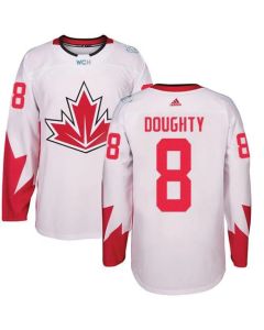Team Canada #8 Drew Doughty White 2016 World Cup Stitched Youth NHL Jersey