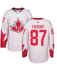 Team Canada #87 Sidney Crosby White 2016 World Cup Stitched Youth NHL Jersey