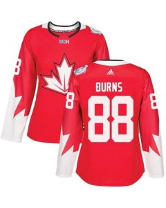Team Canada #88 Brent Burns Red 2016 World Cup Women's Stitched NHL Jersey