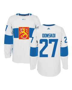 Team Finland #27 Joonas Donskoi White 2016 World Cup Stitched NHL Jersey