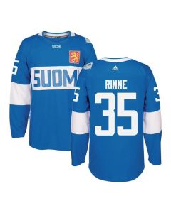 Team Finland #35 Pekka Rinne Blue 2016 World Cup Stitched NHL Jersey