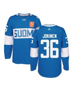 Team Finland #36 Jussi Jokinen Blue 2016 World Cup Stitched NHL Jersey