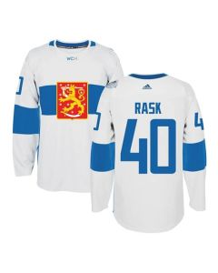 Team Finland #40 Tuukka Rask White 2016 World Cup Stitched NHL Jersey