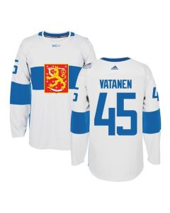 Team Finland #45 Sami Vatanen White 2016 World Cup Stitched NHL Jersey