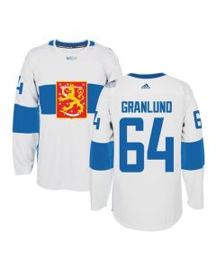 Team Finland #64 Mikael Granlund White 2016 World Cup Stitched NHL Jersey