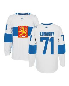 Team Finland #71 Leo Komarov White 2016 World Cup Stitched NHL Jersey