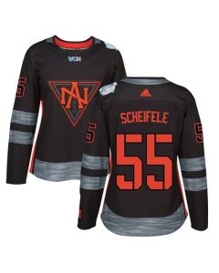 Team North America #55 Mark Scheifele Black 2016 World Cup Women's Stitched NHL Jersey