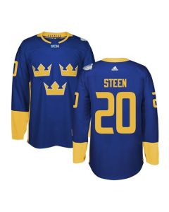 Team Sweden #20 Alexander Steen Blue 2016 World Cup Stitched NHL Jersey