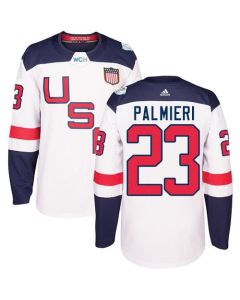 Team USA #23 Kyle Palmieri White 2016 World Cup Stitched NHL Jersey