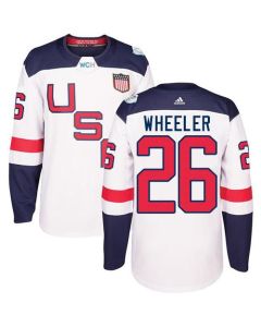 Team USA #26 Blake Wheeler White 2016 World Cup Stitched NHL Jersey