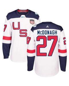 Team USA #27 Ryan McDonagh White 2016 World Cup Stitched NHL Jersey