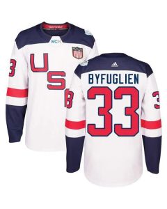 Team USA #33 Dustin Byfuglien White 2016 World Cup Stitched Youth NHL Jersey