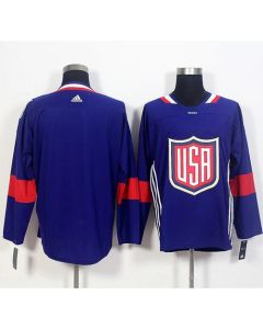 Team USA Blank Navy Blue 2016 World Cup Stitched NHL Jersey