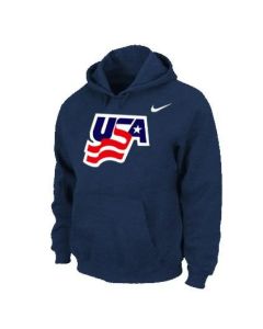 Team USA Graphic Legend Performance Pullover NHL Hoodie Dark Blue