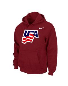 Team USA Graphic Legend Performance Pullover NHL Hoodie Red