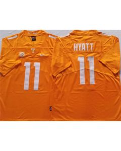 Tennessee Volunteers #11 HYATT Orange Stitched Jersey
