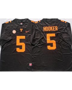 Tennessee Volunteers #5 HOOKER Black Stitched Jersey