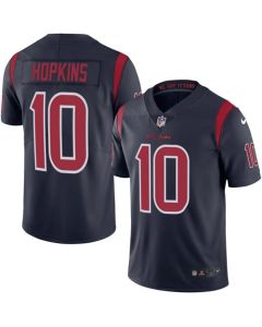 Texans #10 DeAndre Hopkins Navy Blue Men's Stitched NFL Limited Rush Jersey
