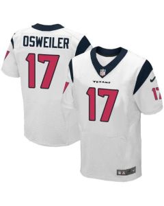 Texans #17 Brock Osweiler White Men's Stitched NFL Elite Jersey