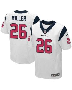 Texans #26 Lamar Miller White Men's Stitched NFL Elite Jersey