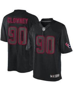Texans #90 Jadeveon Clowney Black Men's Stitched NFL Impact Limited Jersey