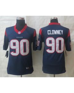 Texans #90 Jadeveon Clowney Navy Blue Team Color Men's Stitched NFL Limited Jersey