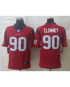 Texans #90 Jadeveon Clowney Red Alternate Men's Stitched NFL Limited Jersey
