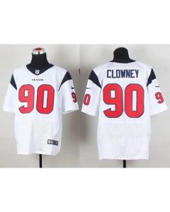 Texans #90 Jadeveon Clowney White Men's Stitched NFL Elite Jersey