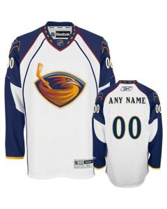 Thrashers Personalized Authentic White NHL Jersey (S-3XL)
