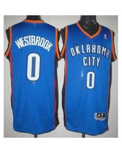 Thunder #0 Russell Westbrook Blue Stitched Youth NBA Jersey