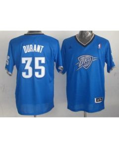 Thunder #35 Kevin Durant Blue 2013 Christmas Day Swingman Stitched NBA Jersey