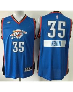 Thunder #35 Kevin Durant Blue 2014-15 Christmas Day Stitched NBA Jersey
