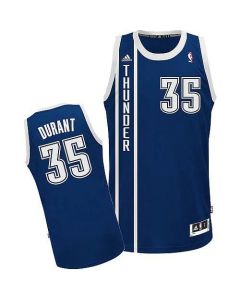 Thunder #35 Kevin Durant Blue Alternate Stitched NBA Jersey