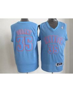 Thunder #35 Kevin Durant Blue Big Color Fashion Stitched NBA Jersey