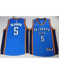Thunder #5 Victor Oladipo Blue Stitched NBA Jersey