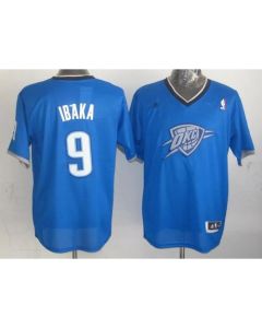 Thunder #9 Serge Ibaka Blue 2013 Christmas Day Swingman Stitched NBA Jersey